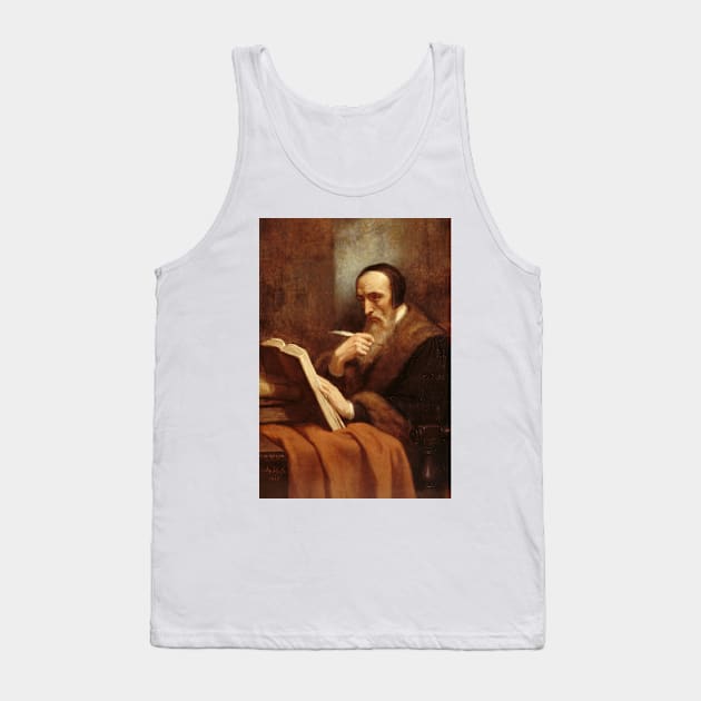 Portrait de Calvin by Ary Scheffer Tank Top by Classic Art Stall